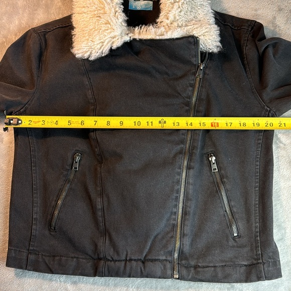 🎯NWOT Show Me Your Mumu Karson Denim Jacket Black Size XS - Picture 10 of 16